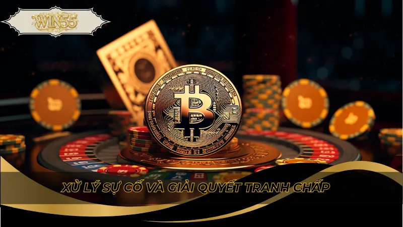 Xử lý sự cố và giải quyết tranh chấp dữ liệu trong chính sách bảo mật Win55